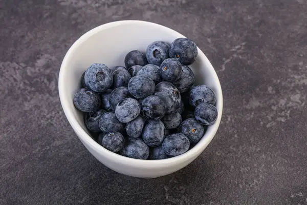 Sweet Fresh Juicy Blueberries Heap Background — Stock Photo, Image