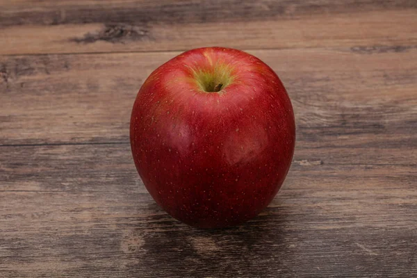 Einzige Rote Süße Leckere Apfelfrucht — Stockfoto