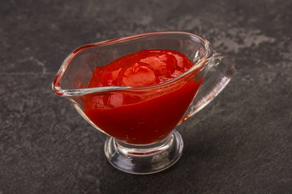 Sauce Mexicaine Chili Sriracha Chaude Dans Bol — Photo