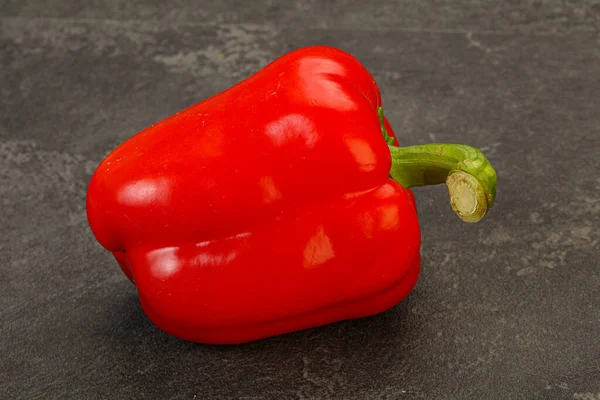 Red Bell Pepper Maduro Suculento Fresco — Fotografia de Stock