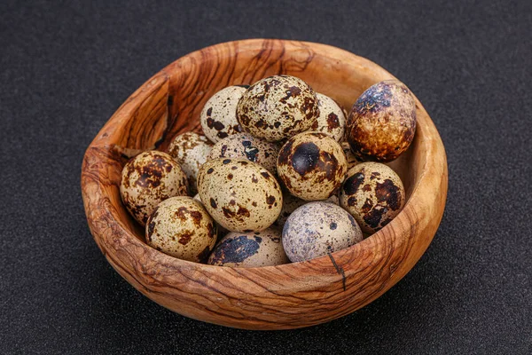 Few Quail Eggs Dietary Health Food — Stock Photo, Image