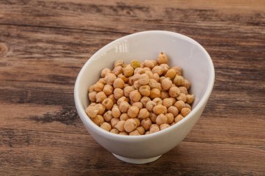 Vejetaryen mutfağı - doğal kuru nohut yığını