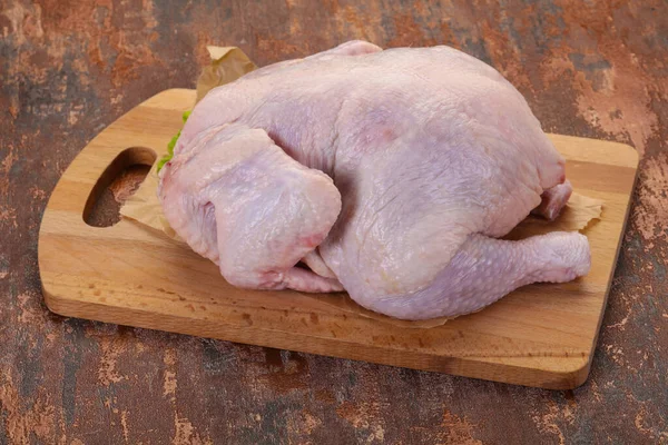 Frango Saboroso Cru Pronto Para Cozinhar — Fotografia de Stock