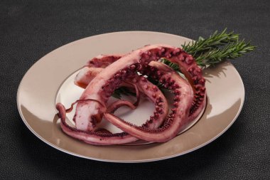 Biberiyeli lezzetli ahtapot dokunaçları