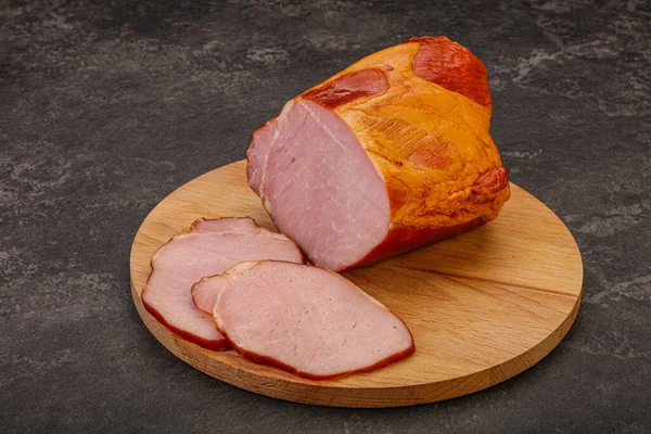 Geräucherter Schweinelöwe Mit Gewürzen Und Kräutern — Stockfoto