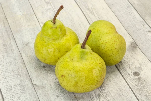 Sweet Tasty Seasonal Green Pear Heap Stock Image