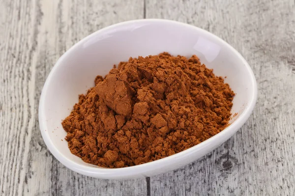 Cocoa Powder Bowl Ready Cooking — Stock Photo, Image