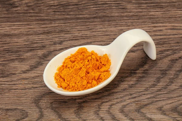 Tumérico Polvo Curcuma Recipiente — Foto de Stock