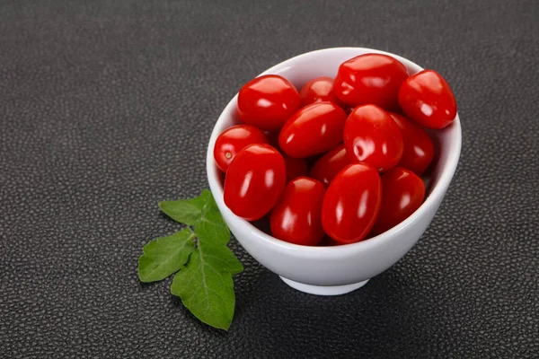 Tomates Cereja Vermelho Doce Tigela — Fotografia de Stock