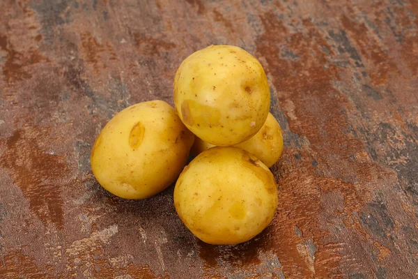 Jonge Kleine Seizoensgebonden Aardappelhoop Klaar Koken — Stockfoto