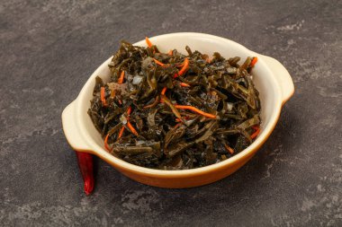 Havuçlu ve susamlı yosun kabağı.