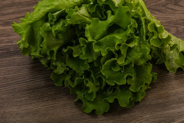 Vegan Cuisine Green Lettuce Salad Heap Leaves — Stock Photo, Image