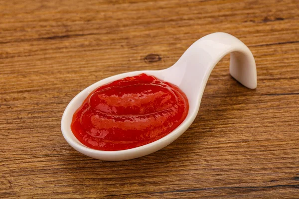 Meksykański Ostry Sos Chili Sriracha Misce — Zdjęcie stockowe