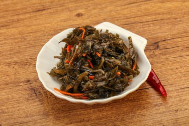 Havuçlu ve susamlı yosun kabağı.