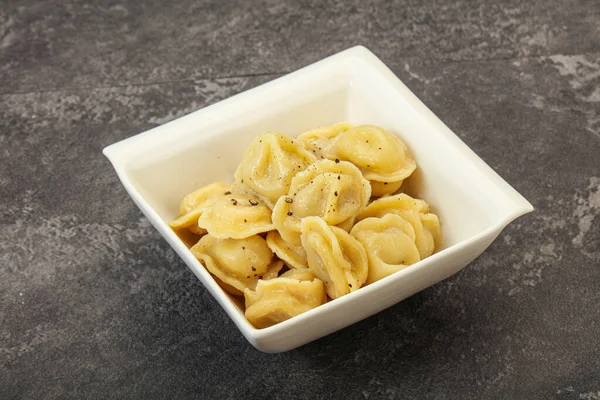 Dumplings Traditionnels Russes Viande Aux Épices — Photo