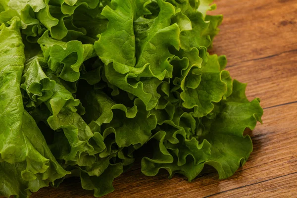 Cuisine Végétalienne Feuilles Salade Laitue Verte — Photo