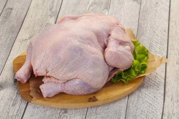 Pollo Crudo Sabroso Listo Para Cocinar — Foto de Stock