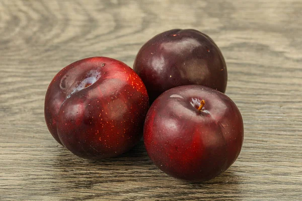 Coapte Mormane Dulci Fructe Prune Gustoase — Fotografie, imagine de stoc