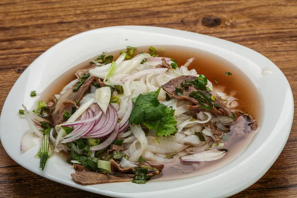 Vietnamese Cuisine Beef Pho Soup — Stock Photo, Image