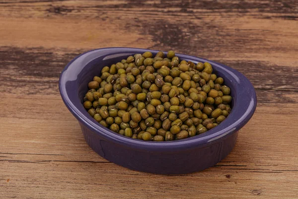 Vegetariskt Kök Torr Grön Lins För Matlagning — Stockfoto