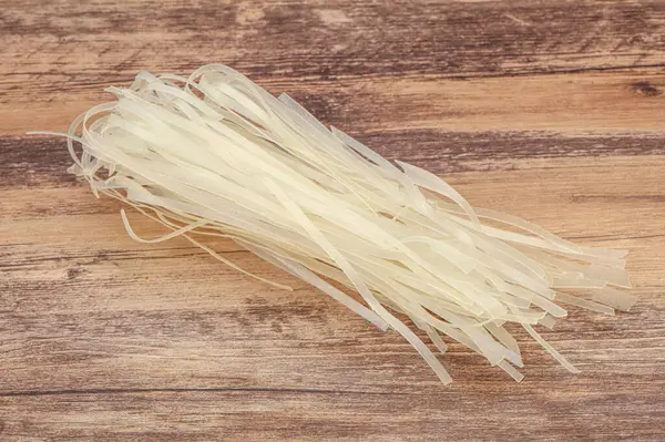 Macarrão Arroz Seco Pronto Para Cozinhar — Fotografia de Stock