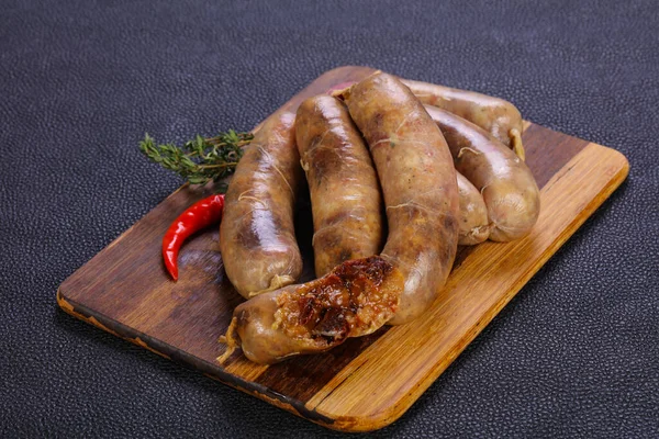 Raw Chicken Sausages Ready Grill — Stock Photo, Image