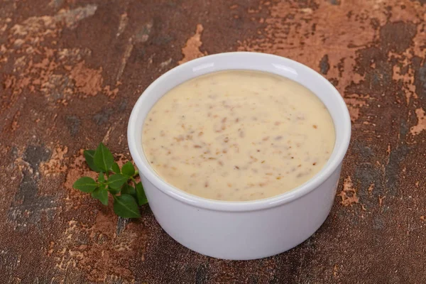 Asian Nut Sauce Bowl — Stock Photo, Image