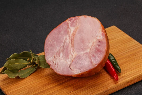 Ham Vágott Fórumon Felszolgált Babérlevél — Stock Fotó