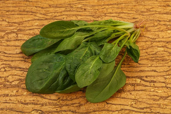 Vegan Cuisine Fresh Green Spinach Leaves Heap — Stock Photo, Image