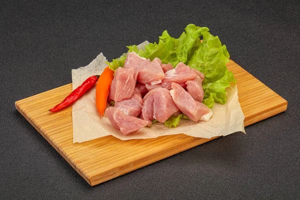 Carne Cerdo Cruda Lista Para Cocinar —  Fotos de Stock