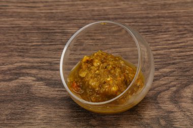 Kasede biberli yeşil baharatlı sos.