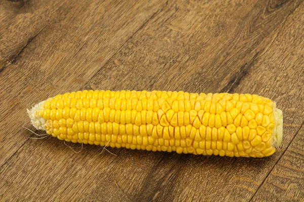 Édes Puha Sárga Természetes Kukorica Főzés — Stock Fotó