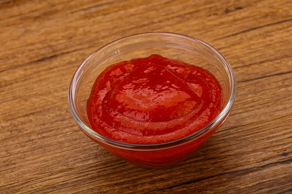 Sauce Mexicaine Chili Sriracha Chaude Dans Bol — Photo