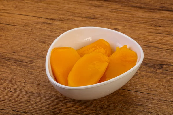 Sweet Delicous Mango Slices Syrop — Stock Photo, Image