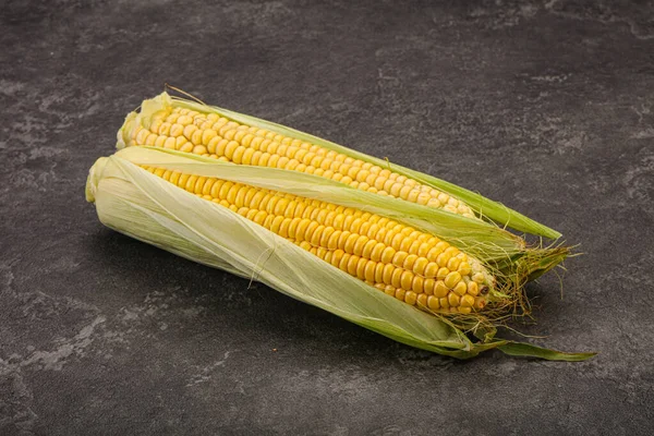 Veganská Kuchyně Zralé Sladké Mladé Kukuřice — Stock fotografie