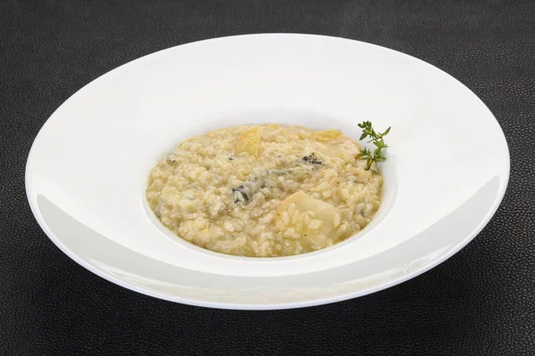 Armut Gorgonzola Peynirli Risotto — Stok fotoğraf