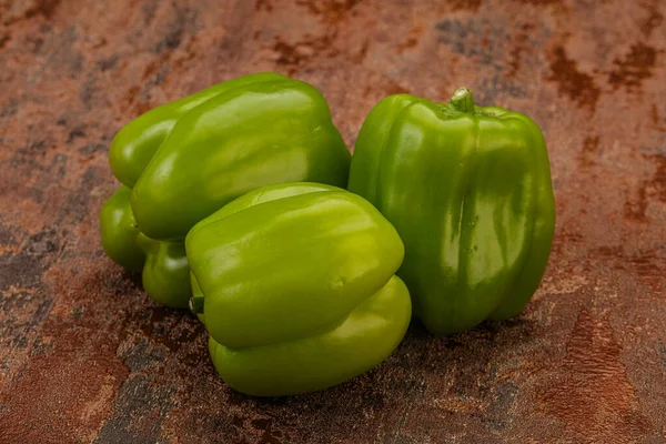 Verde Dulce Pimiento Verduras Montón — Foto de Stock