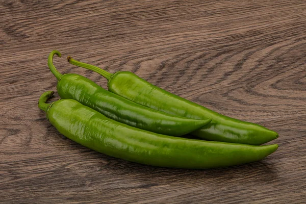 Rijp Smakelijke Pittige Groene Peper Halapenjo — Stockfoto