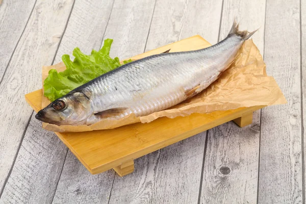 Salted Herring Fish Ready Eat — Stock Photo, Image