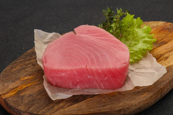 Rauwe Tonijnsteak Klaar Koken — Stockfoto