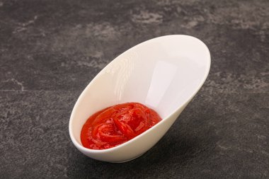 Meksika acılı acı biber sosu kasede