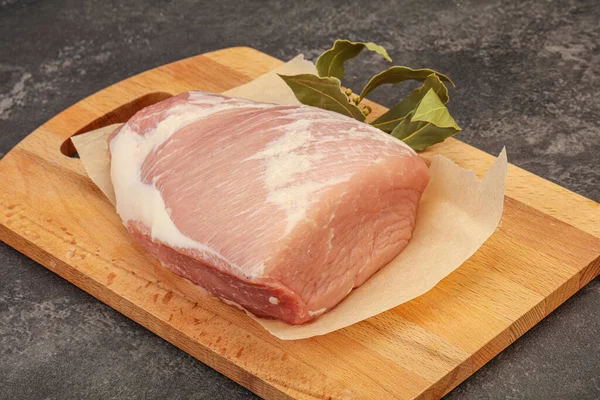 Raw Pork Meat Ready Cooking — Stock Photo, Image