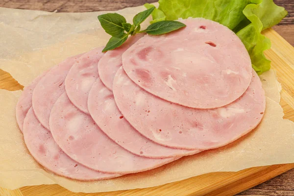 Slised Prosciutto Maiale Snack Mare — Foto Stock