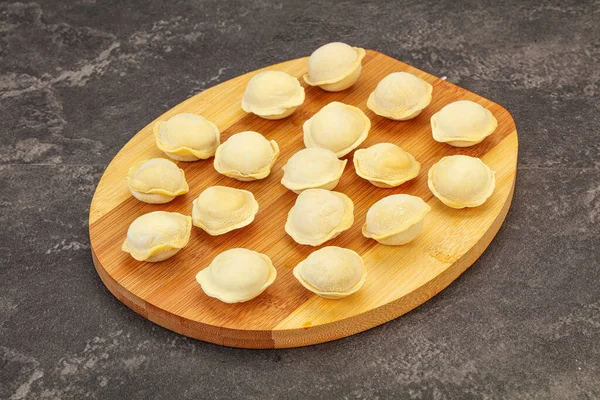 Dumplingar Rått Kött För Matlagning — Stockfoto