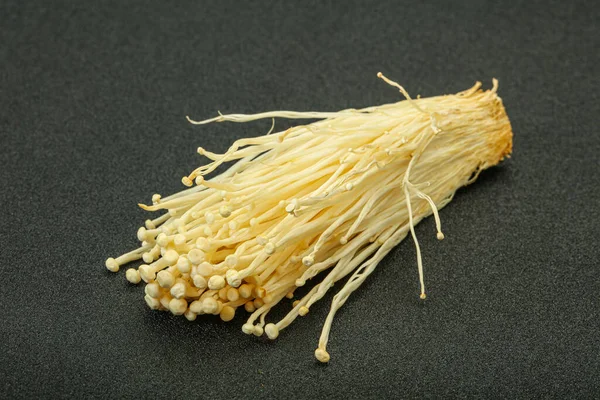 Superfood Ωμά Μανιτάρια Enoki Ασιατική Κουζίνα — Φωτογραφία Αρχείου