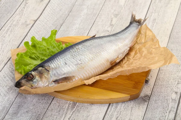 Peixe Arenque Salgado Pronto Para Comer — Fotografia de Stock