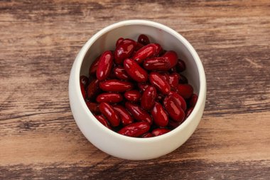 Soslu kırmızı böbrek.