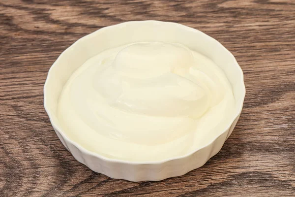 Dairy Sour Cream Bowl — Stock Photo, Image