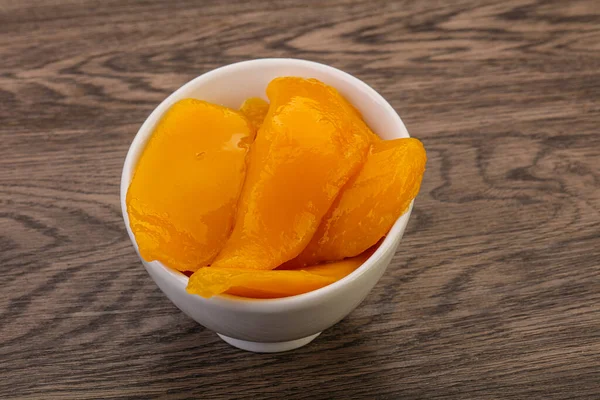 Sweet Delicous Mango Slices Syrop — Stock Photo, Image