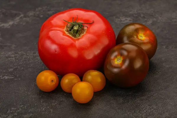 Miscela Matura Pomodoro Rosso Giallo Cumato — Foto Stock